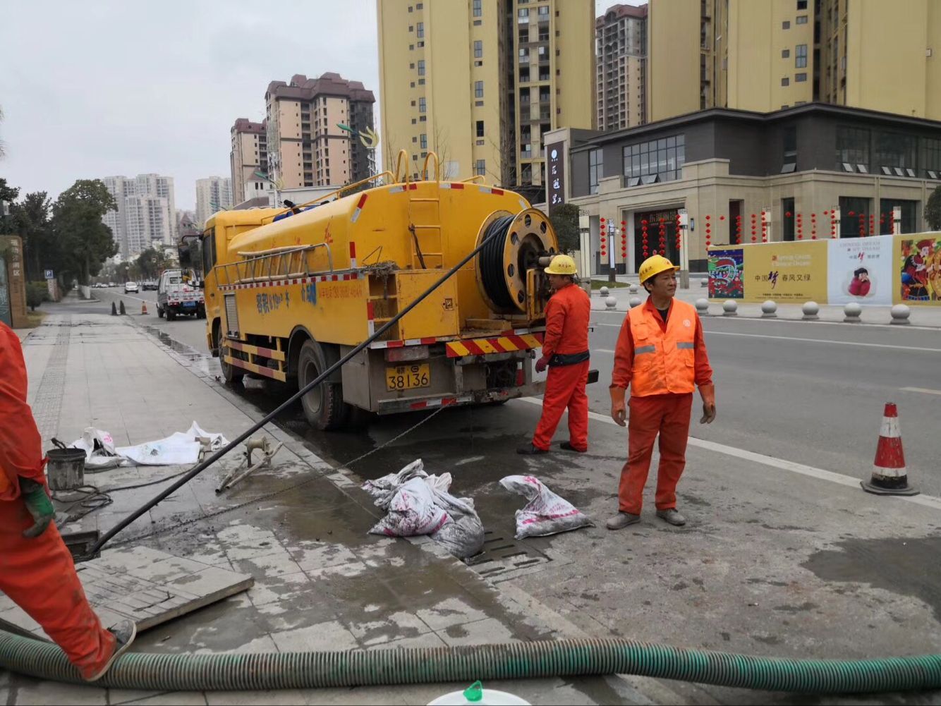 锡林浩特排污管道清淤-管道清洗